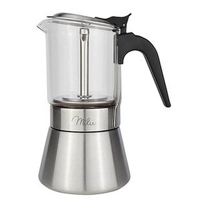 Milu Espressokocher silber, 4 Tassen