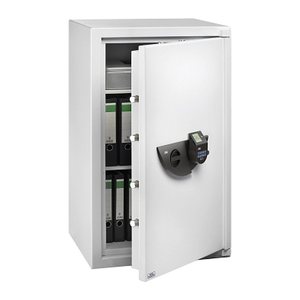 BURG WÄCHTER Sicherheitsschrank WS Office 804 E FP Sicherheitsstufe B nach VDMA 24992 lichtgrau 64,1 x 55,4 x 109,6 cm
