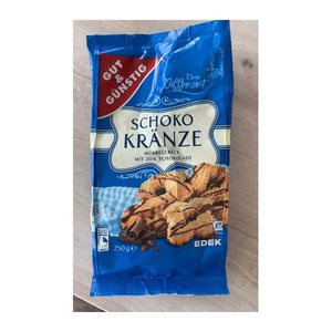 GUT&GÜNSTIG Schokokränze Kekse 250,0 g, 1 St.