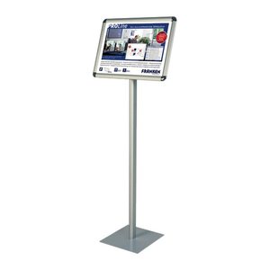 FRANKEN Infoständer silber DIN A4 28,0 x 28,0 x 72,5 cm, 1 St.