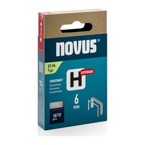 novus Tackerklammern Feindraht superhart 37/6, 1.870 St.