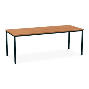 Besprechungstisch in verschiedenen Größen – G: Tiefschwarz (2000 x 800 x 750 mm)