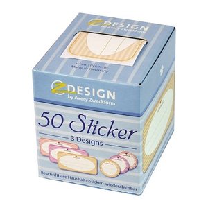 AVERY Zweckform Aufkleber 56820 Homemade 75,0 x 38,0 mm, 50 Etiketten
