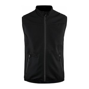BLAKLÄDER® unisex Softshellweste 3850 schwarz, dunkelgrau Größe XL