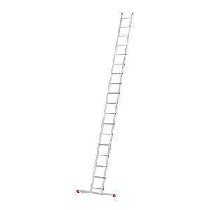 Hailo Anlegeleiter S60 ProfiStep uno silber 18 Sprossen, H: 507,0 cm