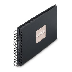 hama Fotoalbum Fine Art neutral 24,0 x 17,0 cm, 50 schwarze Seiten