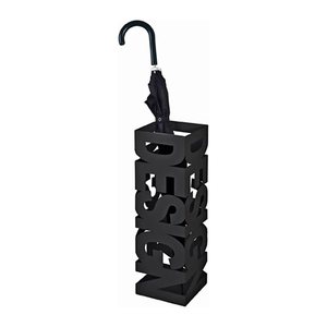 HAKU Möbel Schirmständer 26525 schwarz, Stahl