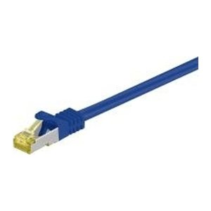 goobay RJ-45 Netzwerkkabel 1,0 m blau bis zu 10,00 Gbit/Sek. bis zu 500 MHz, 1 St.