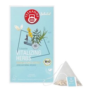 TEEKANNE Bio Luxury Cup Vitalizing Herbs Bio-Tee 25 Portionen