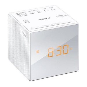 SONY ICF-C1W Radiowecker weiß