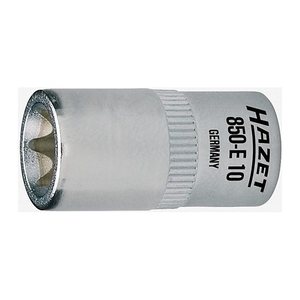 HAZET 1/4 Zoll Außen-TORX (TX) Steckschlüsseleinsatz Größe: E 8 Länge: 25,0 mm