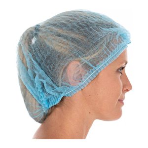 HYGONORM unisex Klipphauben light blau Größe Mittel 100 St.