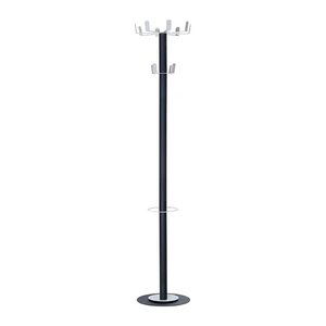 PAPERFLOW Kleiderständer easyCloth Steel Range Modell D anthrazit Metall 12 Haken 35,0 x 175,0 cm, 1 St.