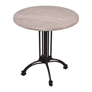 Garden Pleasure MORENA Bistrotisch rund Spanplatte hellbraun 70,0 x 70,0 x 74,0 cm, 1 St.