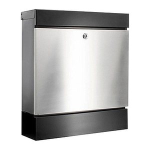 BURG WÄCHTER Briefkasten SEATTLE 6848 B+S 42020 schwarz, silber