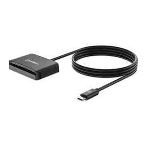 Manhattan USB 2.0 Typ-C Kartenlesegerät Smartcard- microSDXC