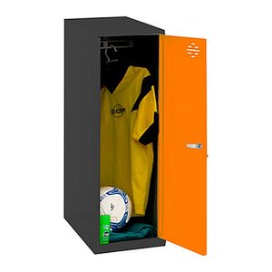 Simonrack Spind SIMONLOCKER DISM SINGLE anthrazit, orange 8425437118937, 1 Schließfach 40,0 x 50,0 x 91,5 cm