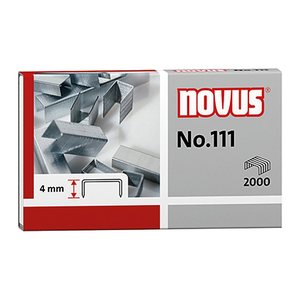 novus Heftklammern No.111, 2.000 St.