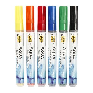 KREUL SOLO Goya Aquarellmarker farbsortiert, 6 St.