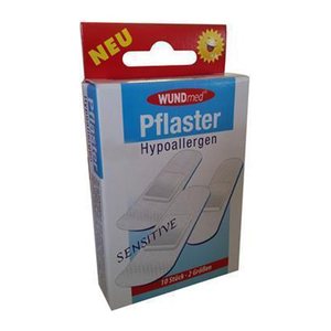 WUNDmed® Pflaster Sensitiv Hypoallergen 02-043 weiß, 10 St.