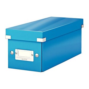 LEITZ CD-/DVD-Box Click & Store blau, 1 St.