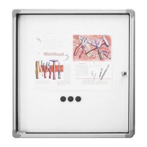 magnetoplan Schaukasten SP weiß 6x DIN A4 87,0 x 4,0 x 75,0 cm, 1 St.