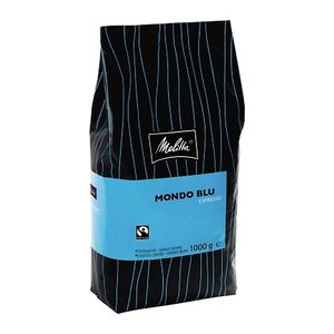 Melitta MONDO BLU  Espressobohnen, Arabica- und Robustabohnen kräftig, 1 kg
