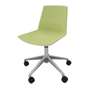 Quadrifoglio Besucherstuhl Clue OCLUEA01 BA B01/011 grün, weiß Stoff, 1 St.
