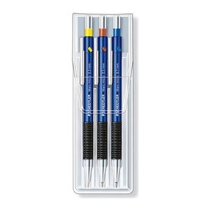 STAEDTLER Mars® micro  Druckbleistift-Set blau B 0,3 + 0,5 + 0,7 mm, 3 St.