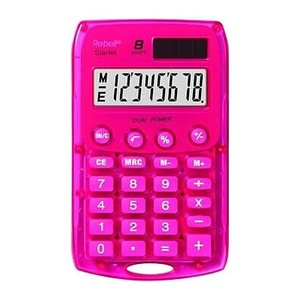 Rebell Starlet Taschenrechner pink