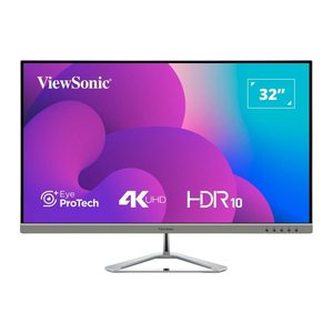 ViewSonic VX3276-4K-MHD Monitor 80,0 cm (32,0 Zoll) silber
