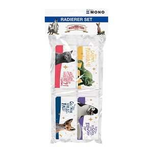 Tombow Radiergummis Die Schule der magischen Tiere weiß, 4 St.