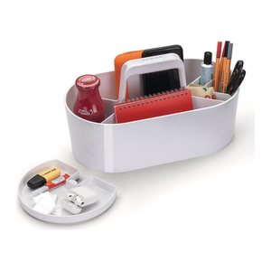 HAN Schreibtisch-Organizer Toolbox Loft snow white Kunststoff 4 Fächer 34,0 x 18,7 x 18,8 cm