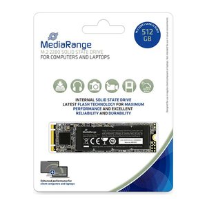 MediaRange M.2 SSD SATA 3 512GB TLC NAND schwarz