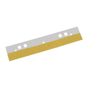 Probeco Heftstreifen, selbstklebend transparent Kunststoff, 50 St.