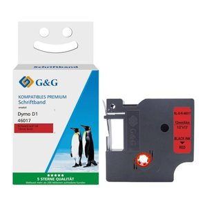 G&G Seiden Schriftband kompatibel mit Dymo D1/46017