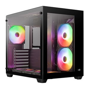 AeroCool Geh Midi Dryft MicroATX/ATX/MiniITX ARGB (black)