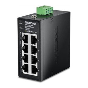 TRENDnet Industrial Switch 8-Port Fast Eth. Mini DIN-Rail