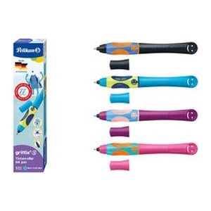 Pelikan griffix Tintenroller Neon Black 0,4 mm, Schreibfarbe: blau, 1 St.