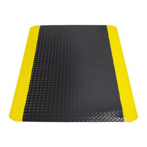 miltex Anti-Ermüdungsmatte Yoga Deck Ultra schwarz, gelb 60,0 x 90,0 cm