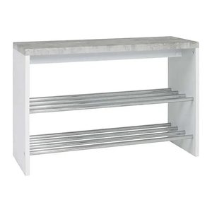 HAKU Möbel Schuhbank 95631 beton Holz 81,0 cm