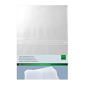 SIGEL Sichthüllen Speisekarten DIN A5 transparent glänzend 70 µm, 10 St.