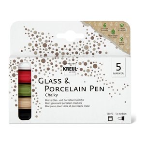 KREUL Chalky Porzellanstifte farbsortiert 2,0 - 4,0 mm, 5 St.