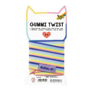 folia RAINBOW Gummitwist mehrfarbig