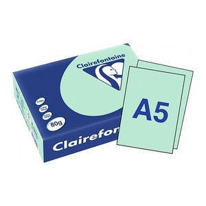 Clairefontaine Kopierpapier Trophée hellgrün DIN A5 80 g/qm 500 Blatt