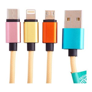 Lazerbuilt Ladekabel 3 in 1 Squishmallows - Leonard 1,2m