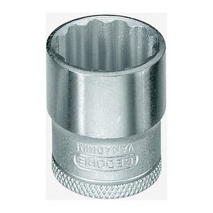 GEDORE 3/8 Zoll 12-kant Steckschlüsseleinsatz Größe: 22,0 mm