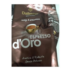 Dallmayr ESPRESSO d'Oro Espressobohnen, Arabica- und Robustabohnen kräftig, 1 kg