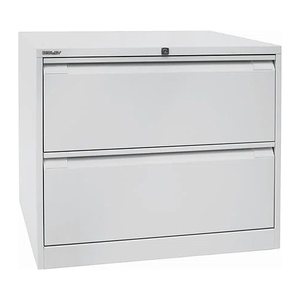BISLEY Hängeregistraturschrank silber 2 Schubladen 80,0 x 62,2 x 71,1 cm, 1 St.