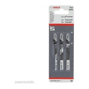 BOSCH PRO Laminat Stichsägeblätter-Set 3 St., 1 St.